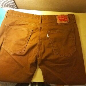 Levi's 502 Performance Jeans, Camel Brown, Men's W 36, L 34
